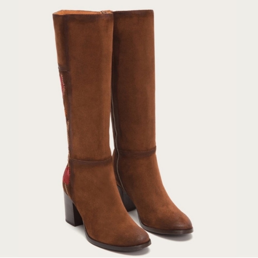 Frye nova flower suede boots - Picture 3 of 9